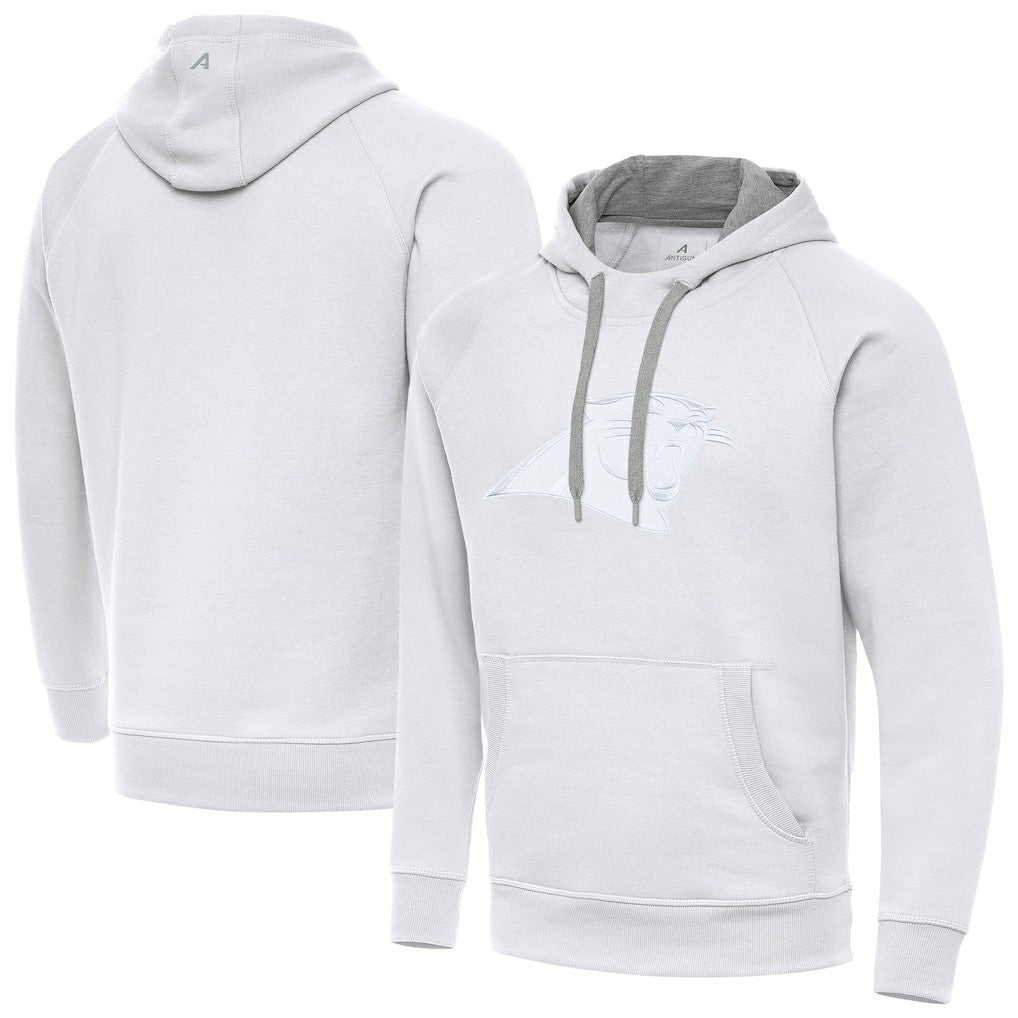 Carolina Panthers Antigua Victory Pullover Hoodie - White - NFL