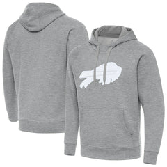 Buffalo Bills Antigua Victory Pullover Hoodie - Heather Gray - NFL