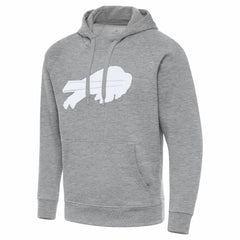 Buffalo Bills Antigua Victory Pullover Hoodie - Heather Gray - NFL