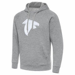 Atlanta Falcons Antigua Victory Pullover Hoodie - Heather Gray - NFL
