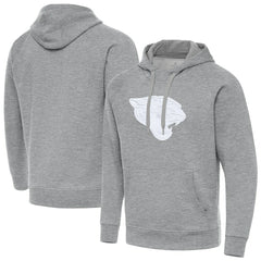 Jacksonville Jaguars Antigua Victory Pullover Hoodie - Heather Gray - NFL