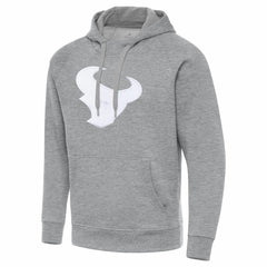 Houston Texans Antigua Victory Pullover Hoodie - Heather Gray - NFL