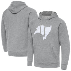 Tampa Bay Buccaneers Antigua Victory Pullover Hoodie - Heather Gray - NFL