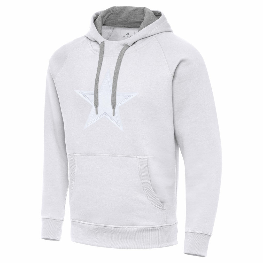 Dallas Cowboys Antigua Victory Pullover Hoodie - White - NFL