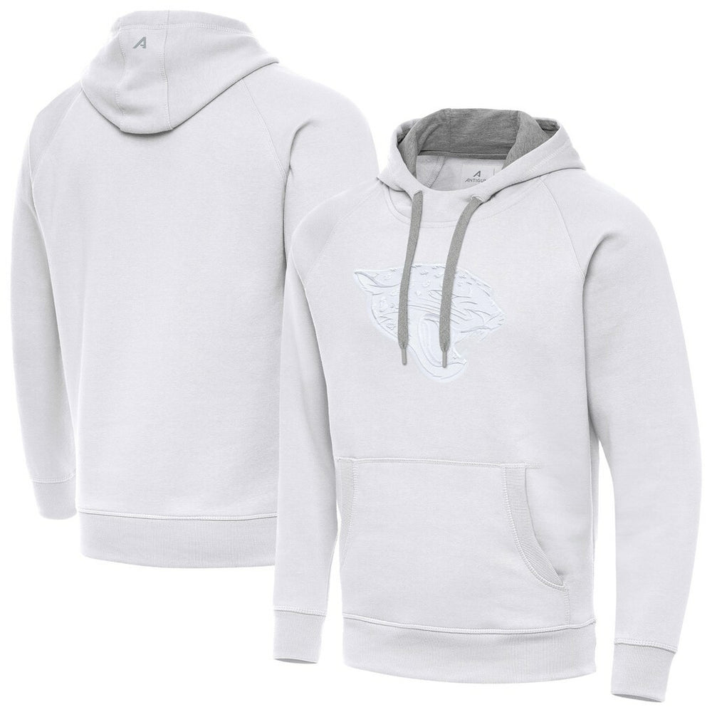 Jacksonville Jaguars Antigua Victory Pullover Hoodie - White - NFL