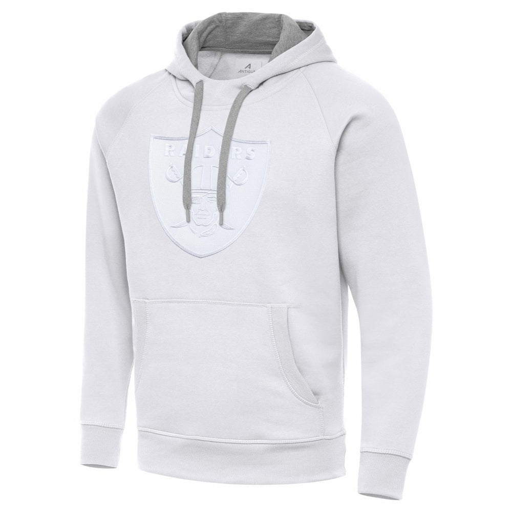 Las Vegas Raiders Antigua Victory Pullover Hoodie - White - NFL