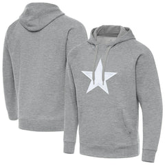 Dallas Cowboys Antigua Victory Pullover Hoodie - Heather Gray - NFL