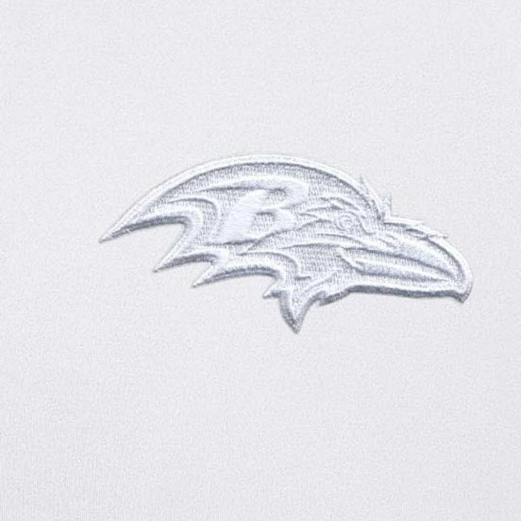 Baltimore Ravens Antigua Generation Quarter-Zip Jacket - White - NFL