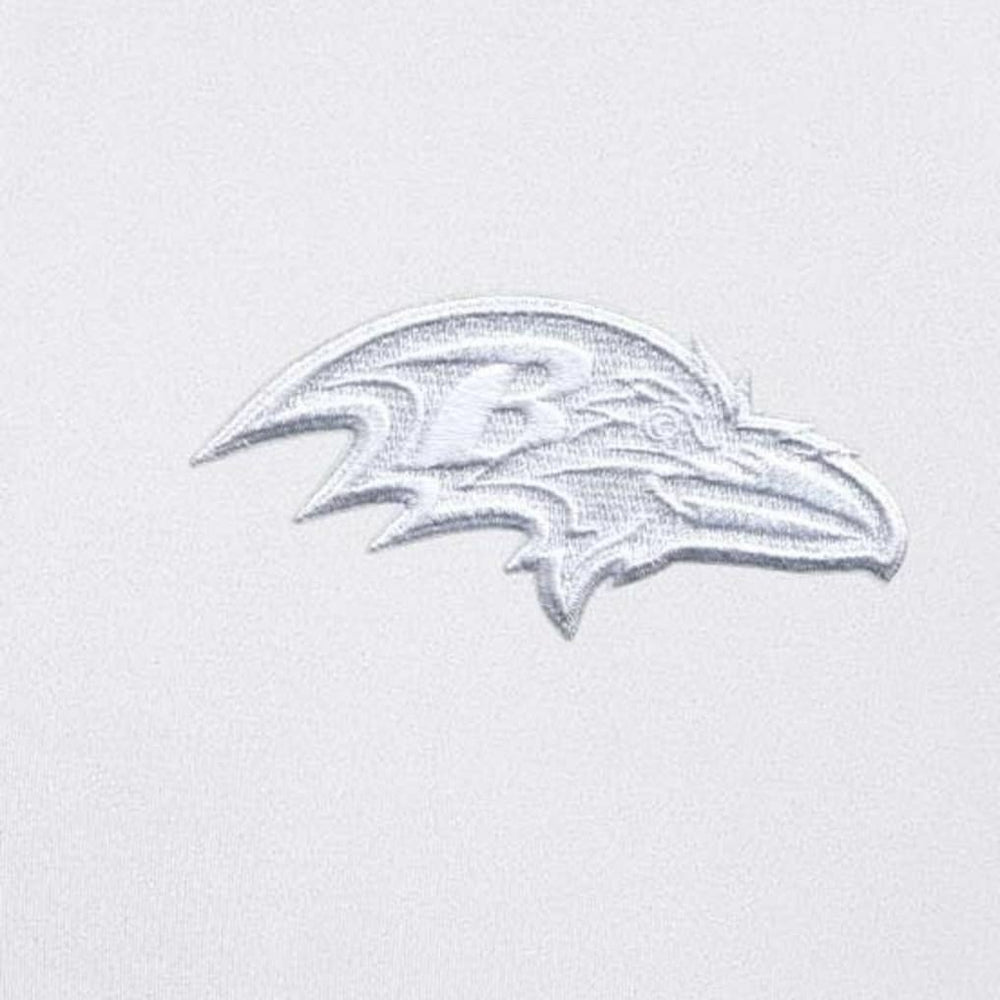 Baltimore Ravens Antigua Generation Quarter-Zip Jacket - White - NFL