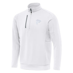 Atlanta Falcons Antigua Generation Quarter-Zip Jacket - White - NFL