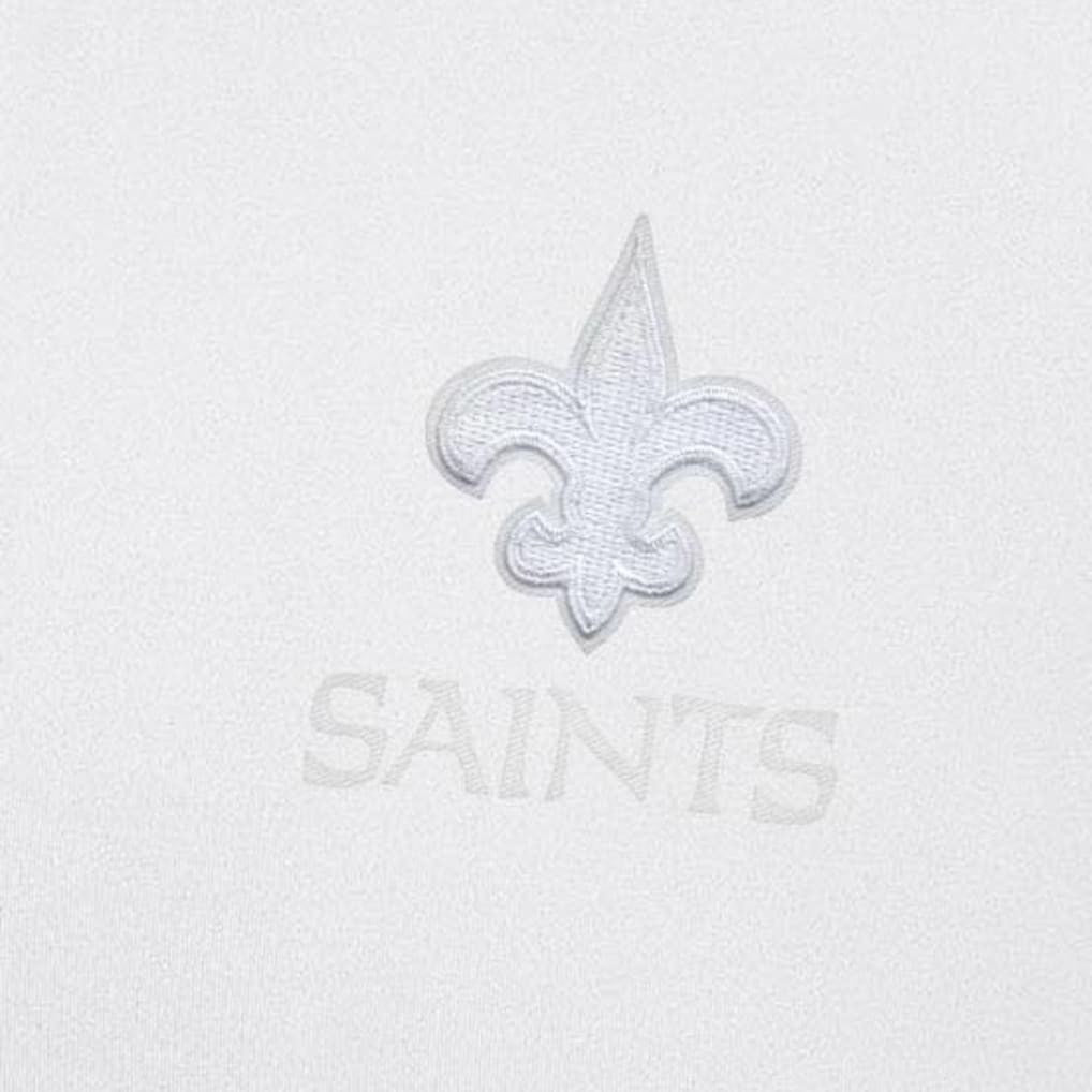 New Orleans Saints Antigua Generation Quarter-Zip Jacket - White - NFL