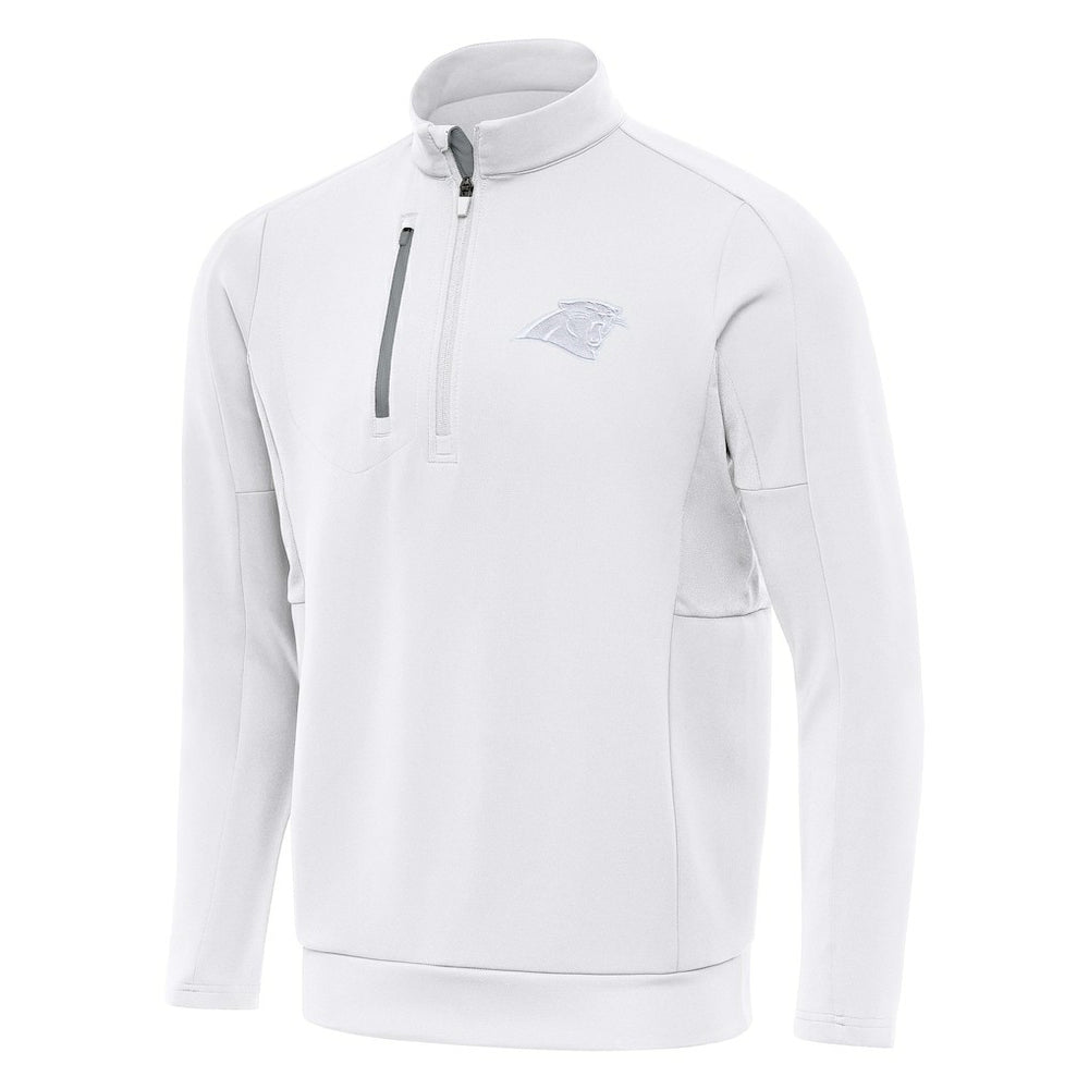 Carolina Panthers Antigua Generation Quarter-Zip Jacket - White - NFL