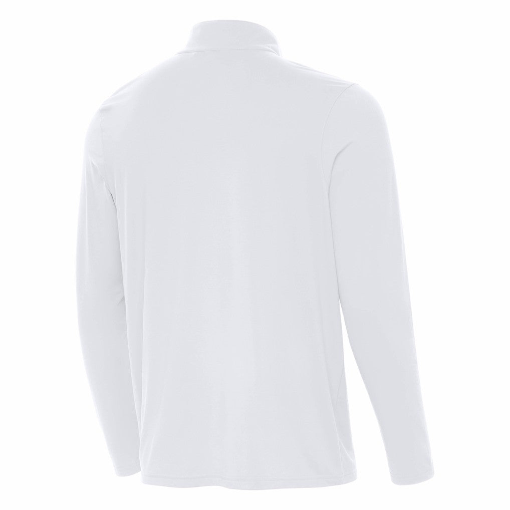 Baltimore Ravens Antigua Intent Quarter-Zip Jacket - White - NFL
