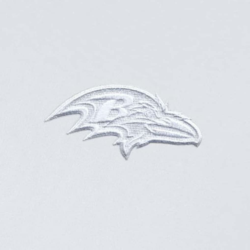 Baltimore Ravens Antigua Intent Quarter-Zip Jacket - White - NFL