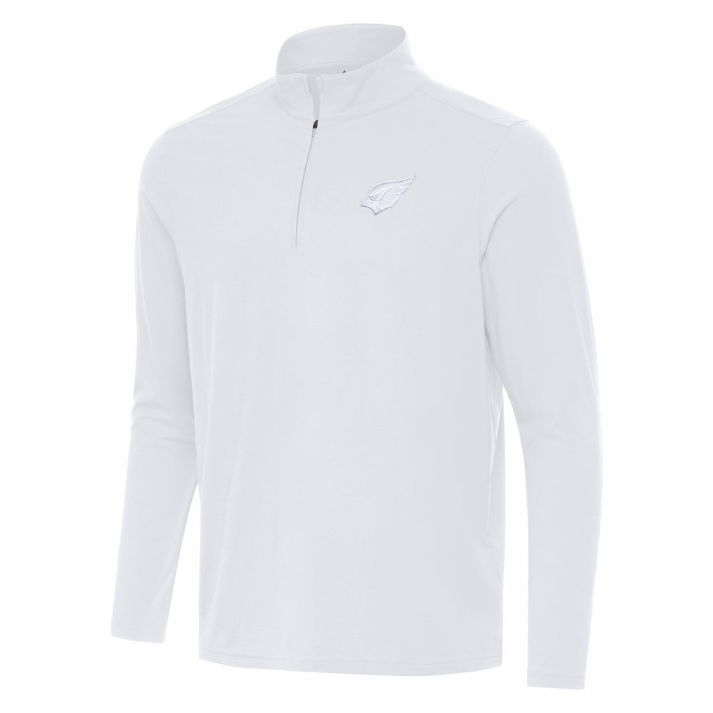 Arizona Cardinals Antigua Intent Quarter-Zip Jacket - White - NFL