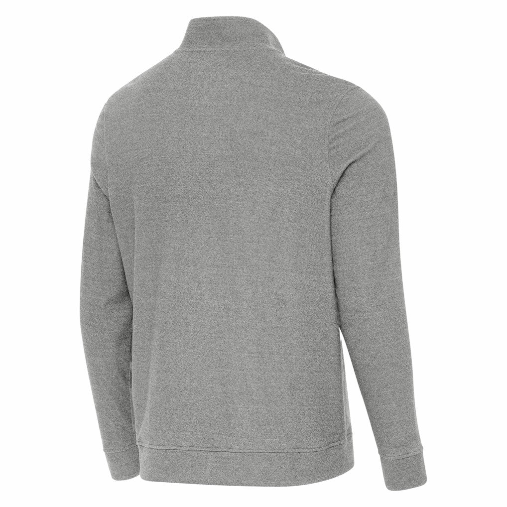 Indianapolis Colts Antigua Subtle Quarter-Zip Jacket - Heather Gray - NFL