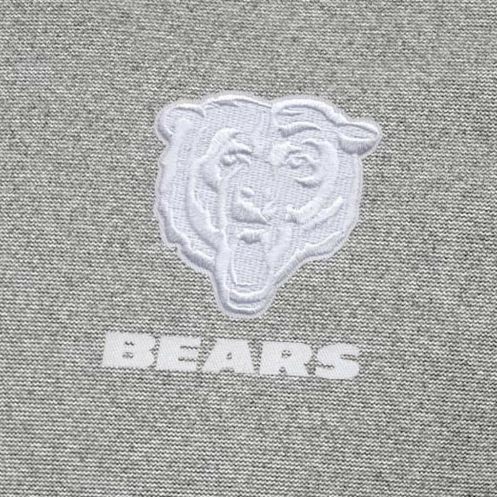 Chicago Bears Antigua Subtle Quarter-Zip Jacket - Heather Gray - NFL