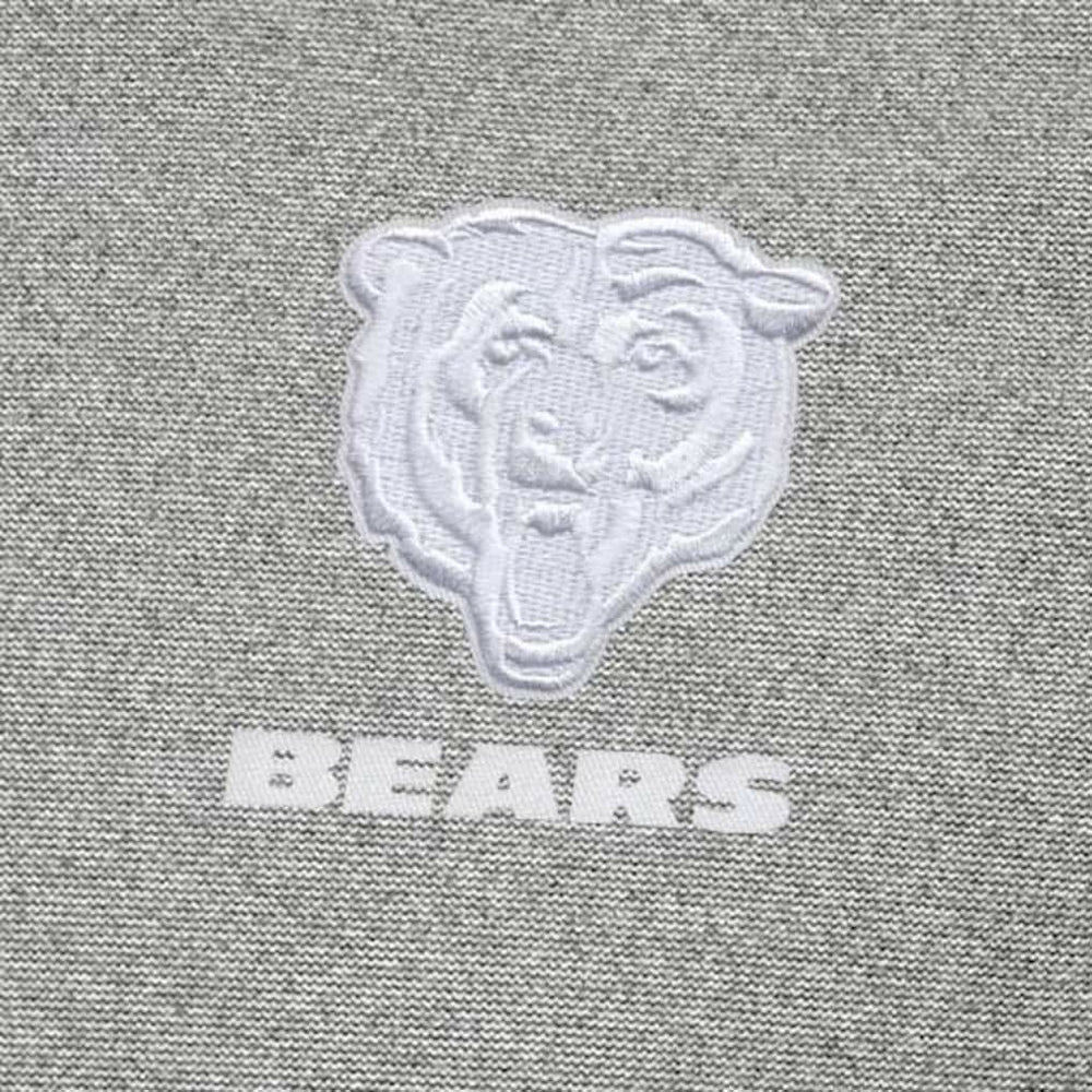 Chicago Bears Antigua Subtle Quarter-Zip Jacket - Heather Gray - NFL