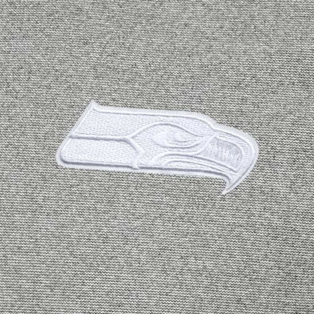 Seattle Seahawks Antigua Subtle Quarter-Zip Jacket - Heather Gray - NFL