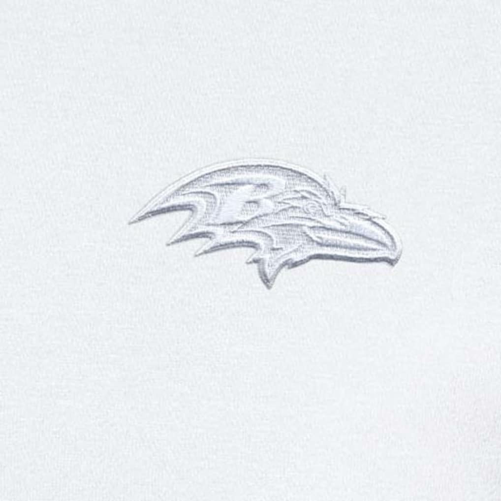 Baltimore Ravens Antigua Victory Quarter-Zip Top - White - NFL