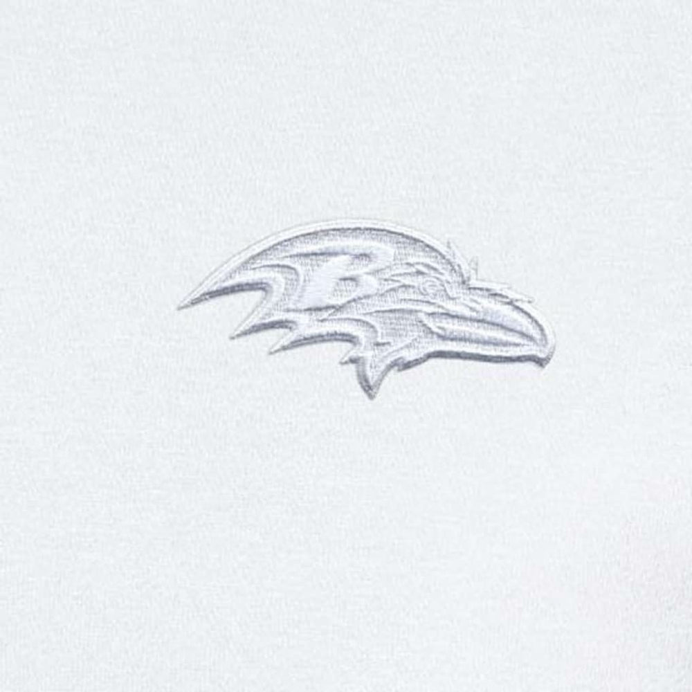 Baltimore Ravens Antigua Victory Quarter-Zip Top - White - NFL