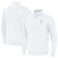 Chicago Bears Antigua Victory Quarter-Zip Top - White - NFL