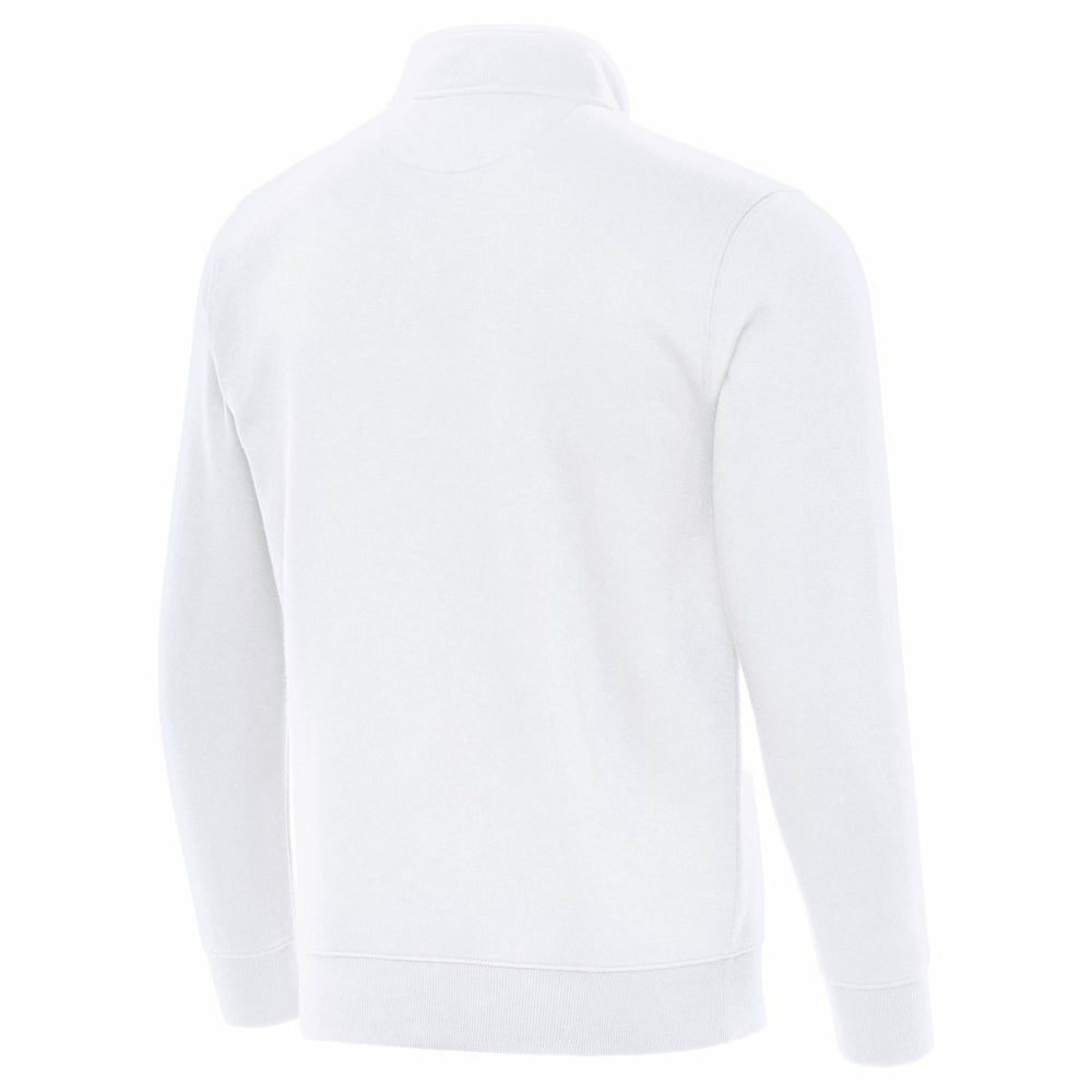 Chicago Bears Antigua Victory Quarter-Zip Top - White - NFL
