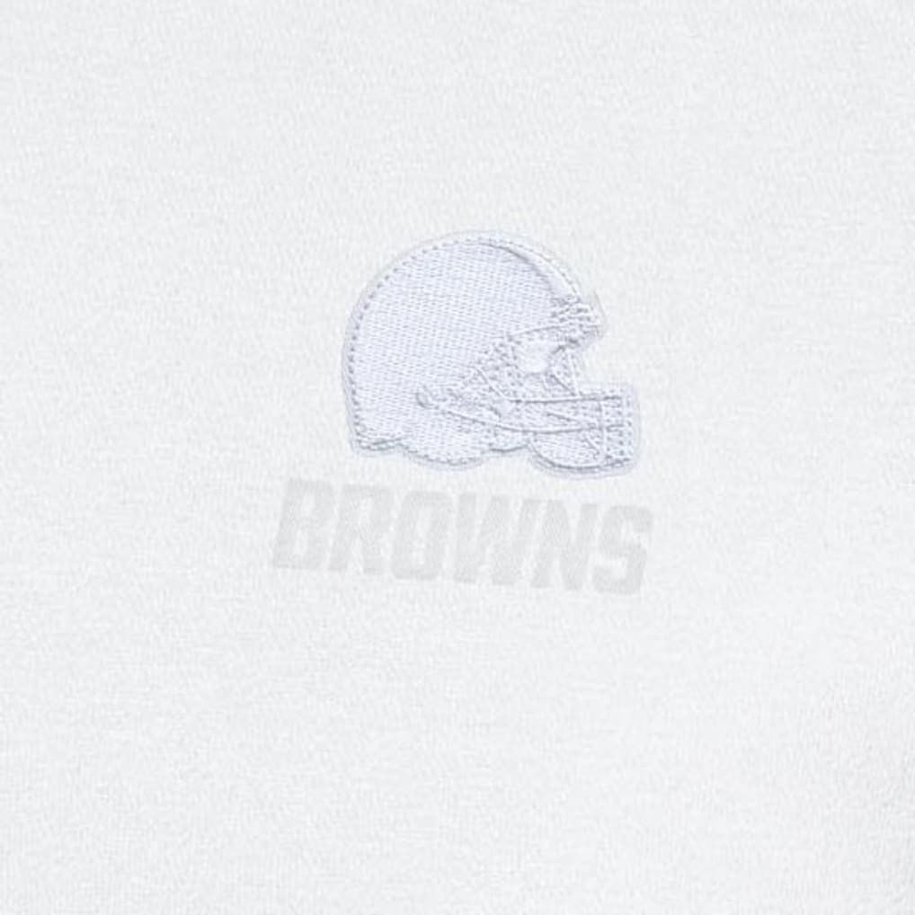 Cleveland Browns Antigua Victory Quarter-Zip Top - White - NFL