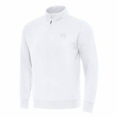 Washington Commanders Antigua Victory Quarter-Zip Top - White - NFL