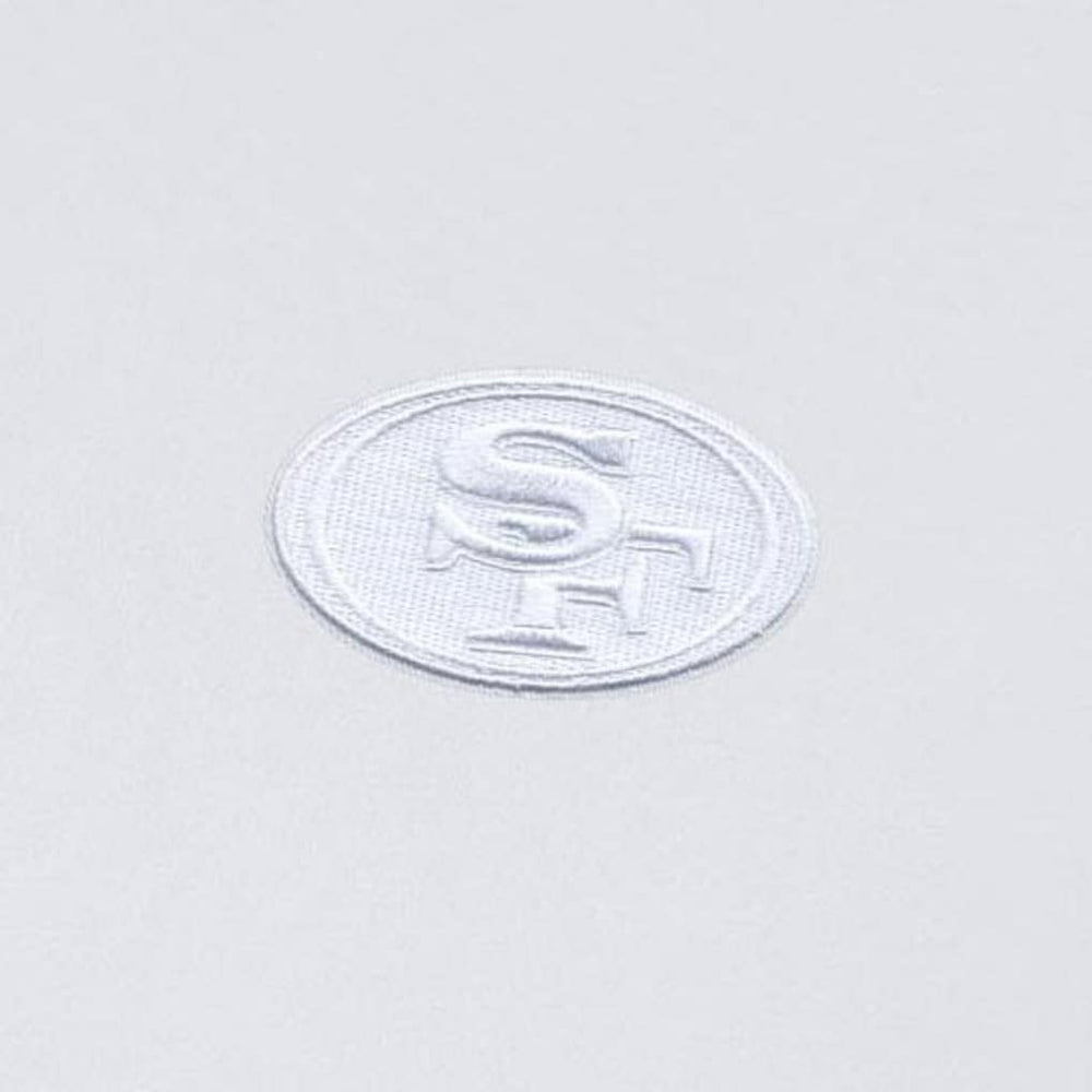 San Francisco 49ers Antigua Intent Quarter-Zip Top - White - NFL