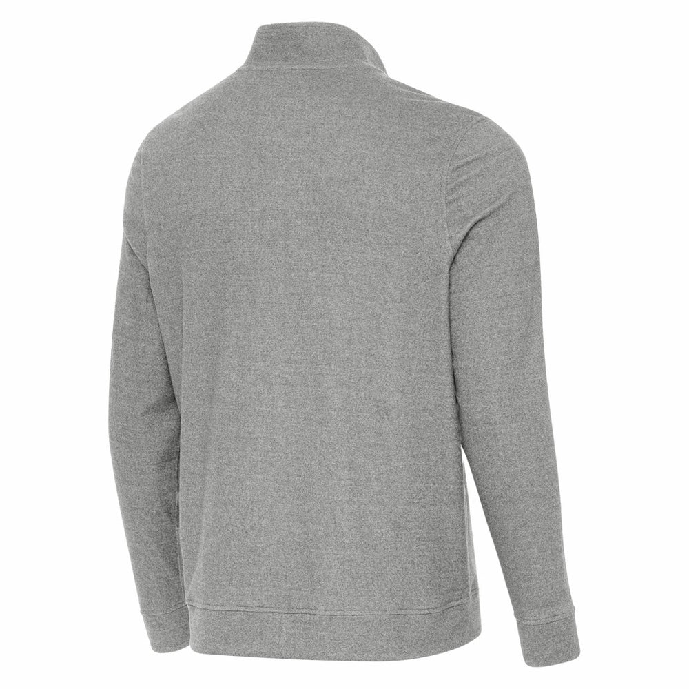 Minnesota Vikings Antigua Subtle Quarter-Zip Top - Heather Gray - NFL