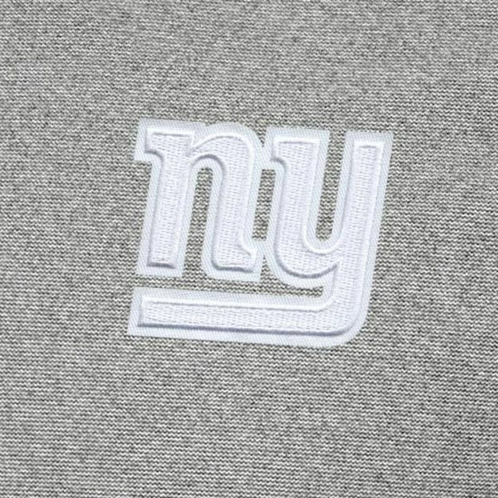New York Giants Antigua Subtle Quarter-Zip Top - Heather Gray - NFL