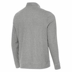 Green Bay Packers Antigua Subtle Quarter-Zip Top - Heather Gray - NFL