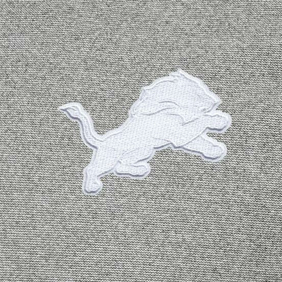 Detroit Lions Antigua Subtle Quarter-Zip Top - Heather Gray - NFL