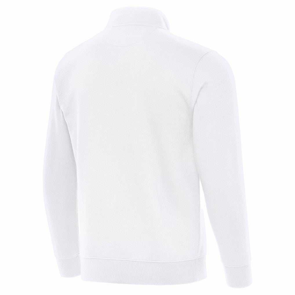Green Bay Packers Antigua Victory Quarter-Zip Top - White - NFL