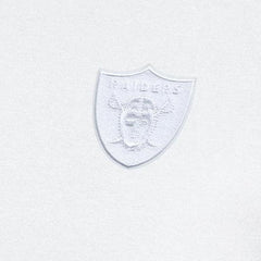 Las Vegas Raiders Antigua Victory Quarter-Zip Top - White - NFL