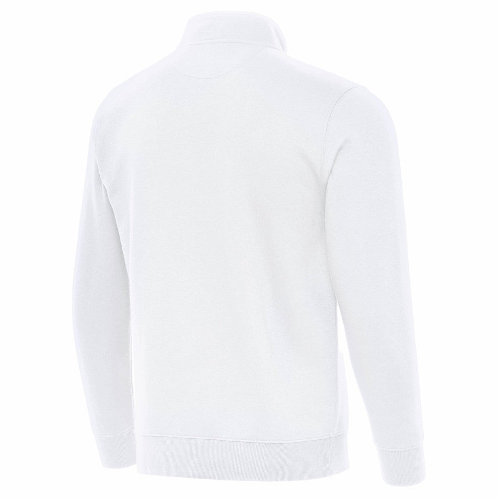 Minnesota Vikings Antigua Victory Quarter-Zip Top - White - NFL