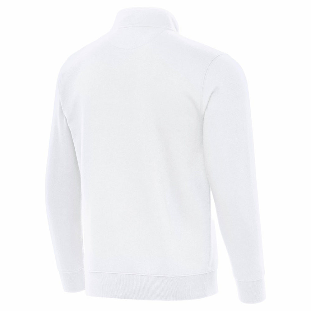 Minnesota Vikings Antigua Victory Quarter-Zip Top - White - NFL