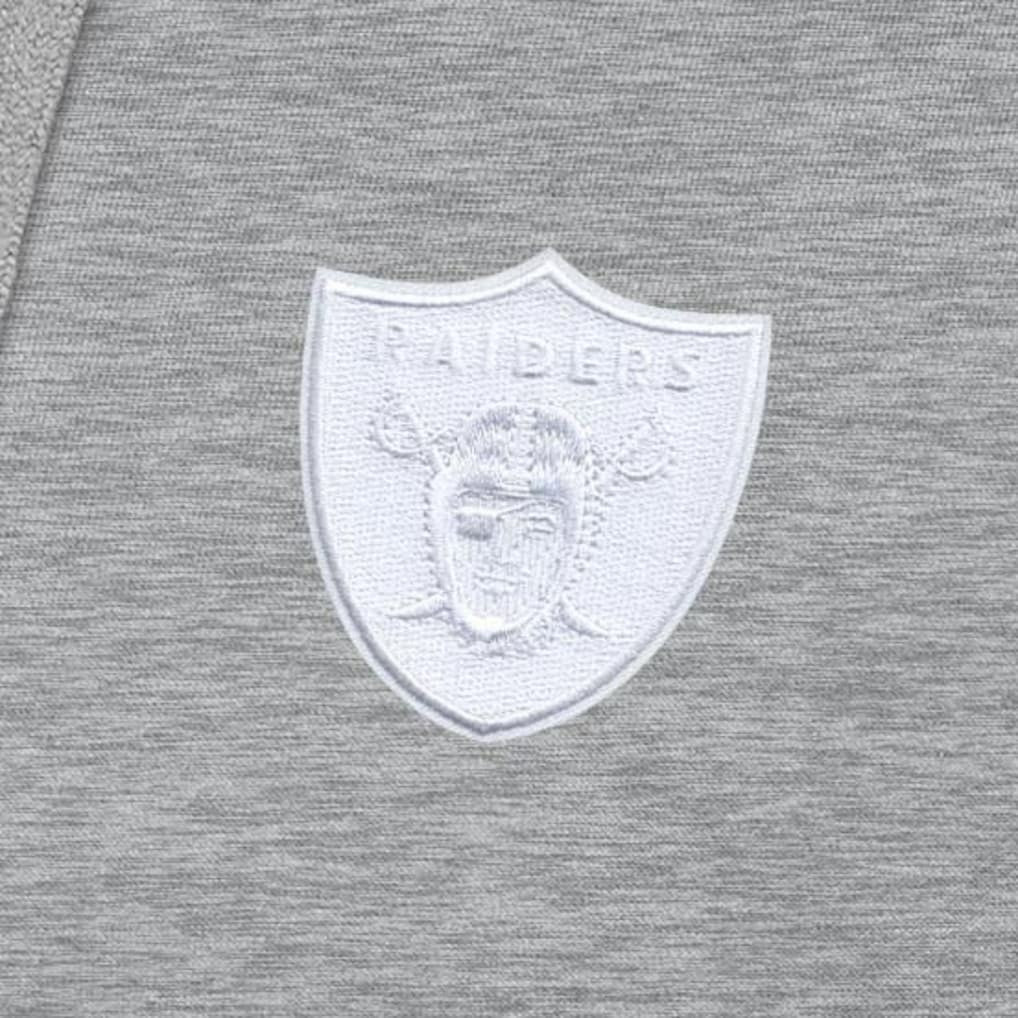 Las Vegas Raiders Antigua Victory Pullover Hoodie - Heather Gray - NFL