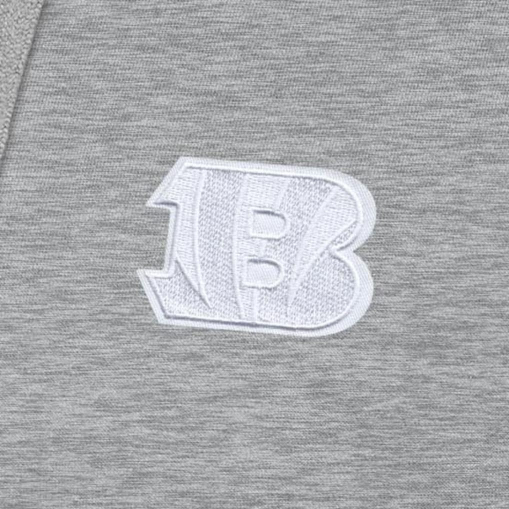 Cincinnati Bengals Antigua Victory Pullover Hoodie - Heather Gray - NFL