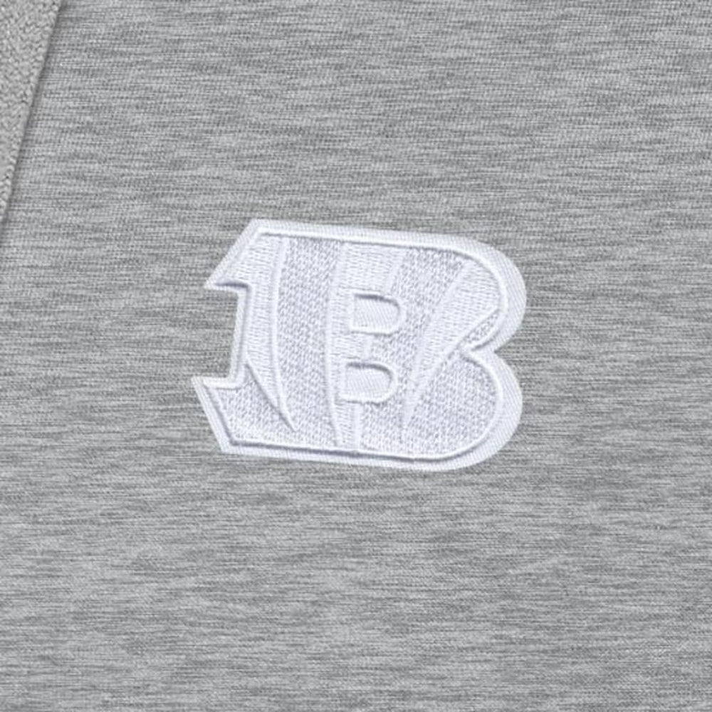 Cincinnati Bengals Antigua Victory Pullover Hoodie - Heather Gray - NFL