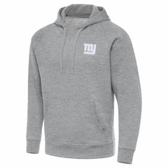 New York Giants Antigua Victory Pullover Hoodie - Heather Gray - NFL