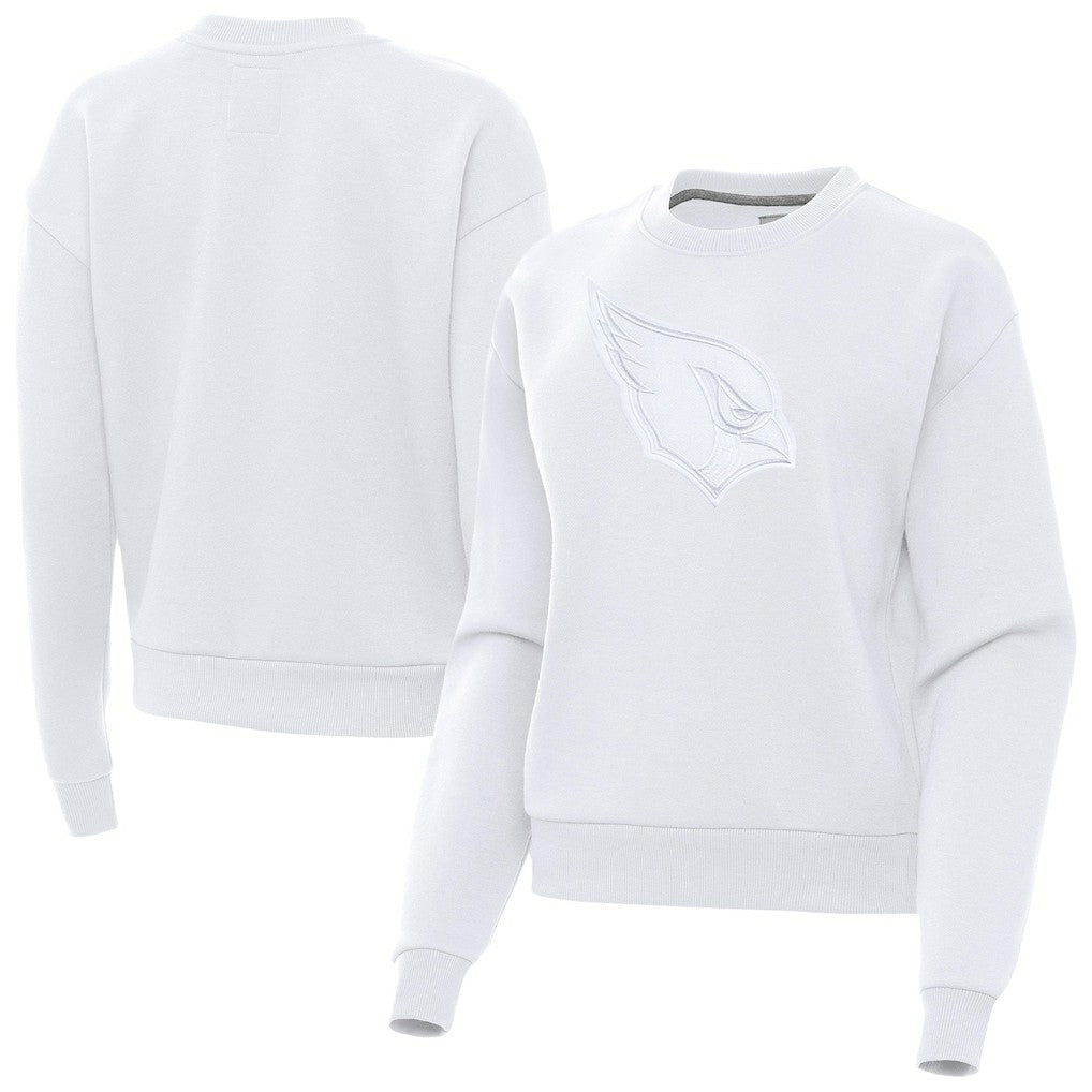 Arizona Cardinals Antigua Women's Victory Pullover Sweatshirt - White - NFL