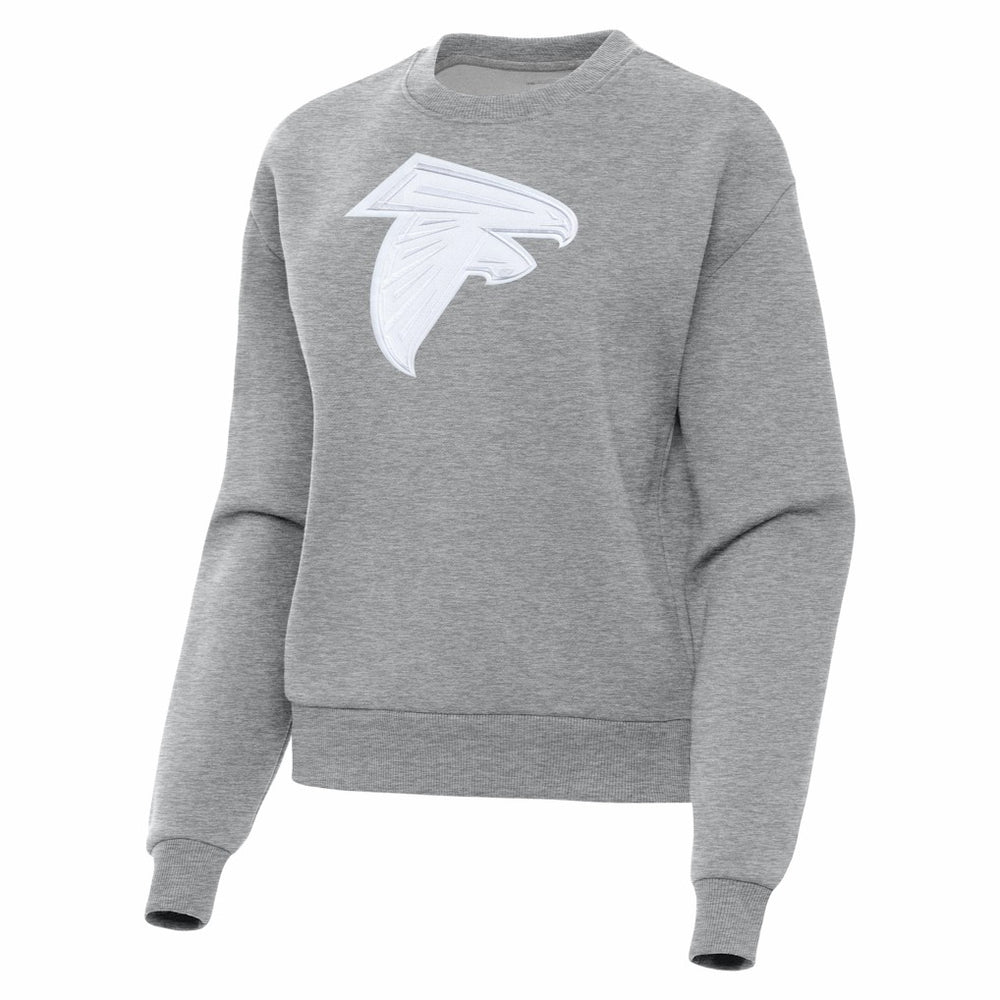 Atlanta Falcons Antigua Women's Victory Pullover Sweatshirt - Heather Gray - NFL