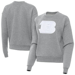 Cincinnati Bengals Antigua Women's Victory Pullover Sweatshirt - Heather Gray - NFL