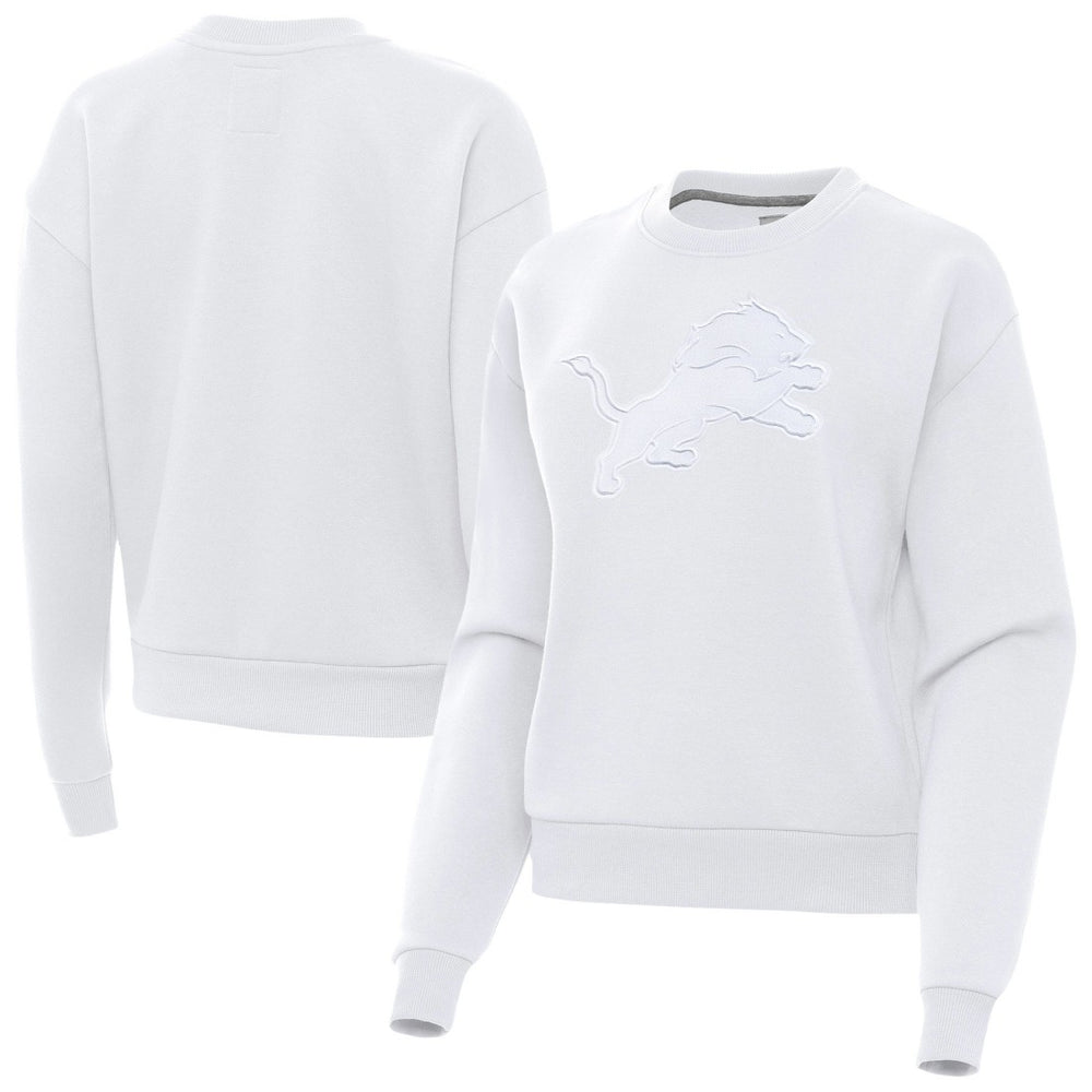 Detroit Lions Antigua Women's Victory Pullover Sweatshirt - White - NFL