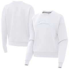 Los Angeles Chargers Antigua Women's Victory Pullover Sweatshirt - White - NFL