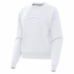 Los Angeles Chargers Antigua Women's Victory Pullover Sweatshirt - White - NFL