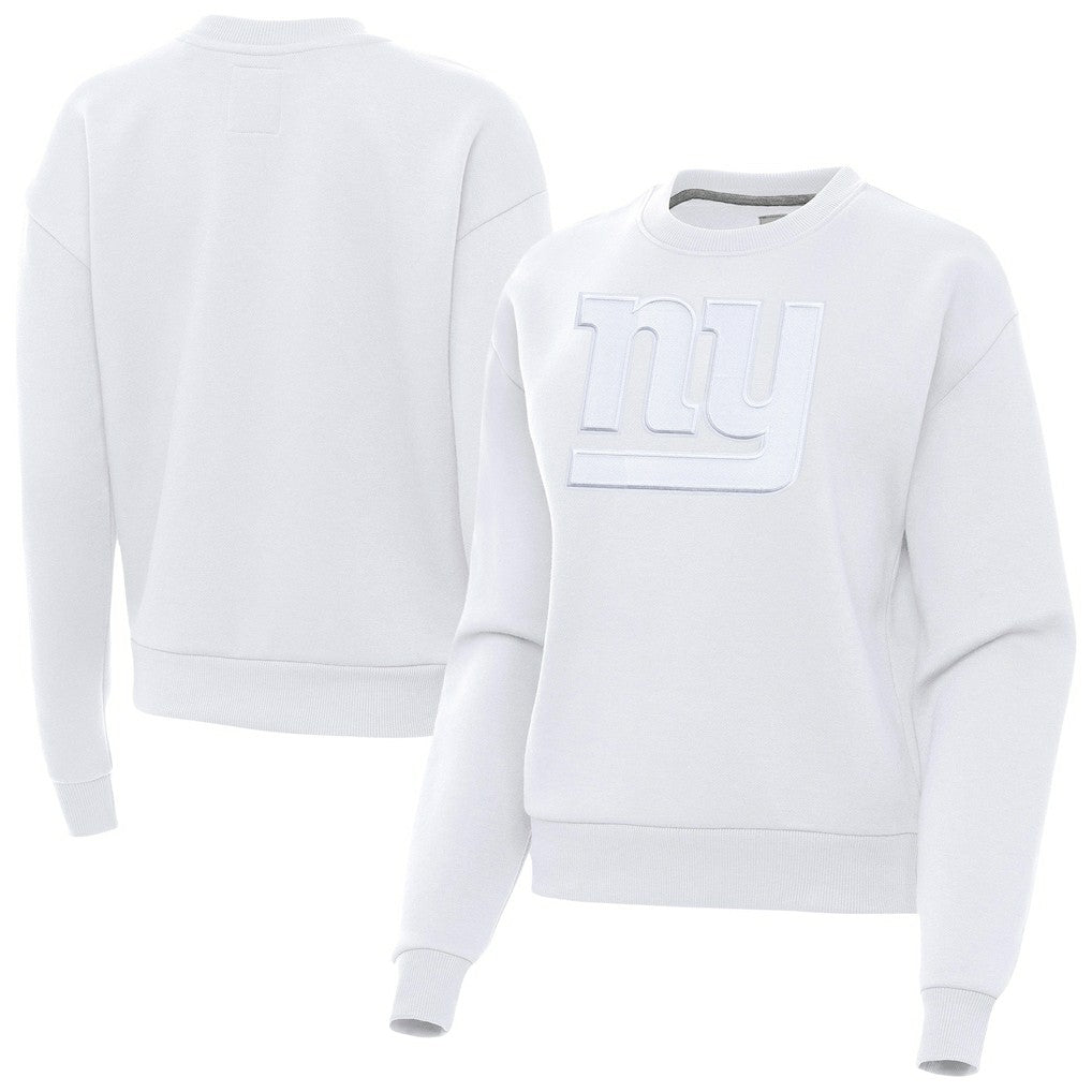 New York Giants Antigua Women's Victory Pullover Sweatshirt - White - NFL