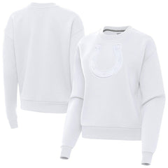 Indianapolis Colts Antigua Women's Victory Pullover Sweatshirt - White - NFL